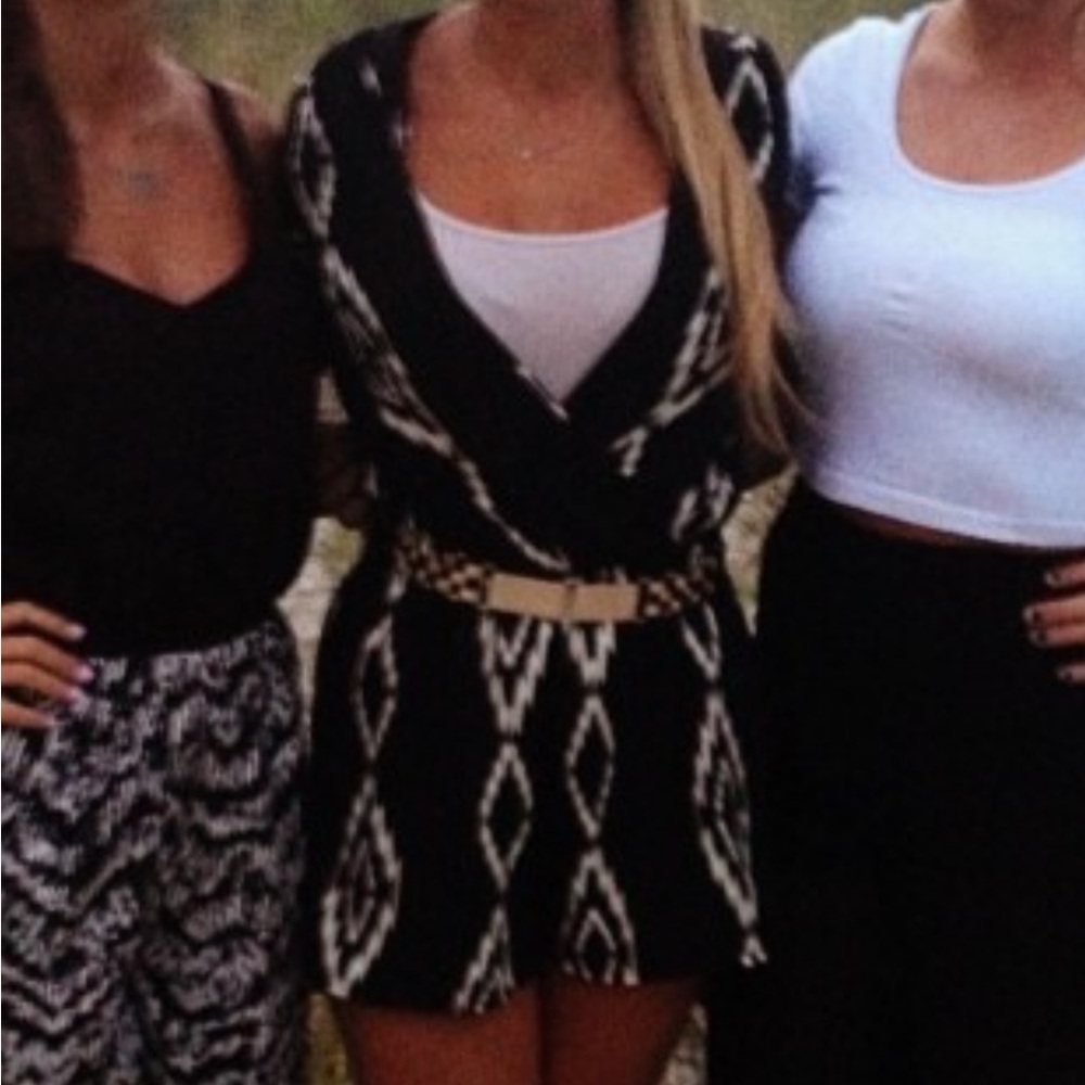 Printed Romper - image 2